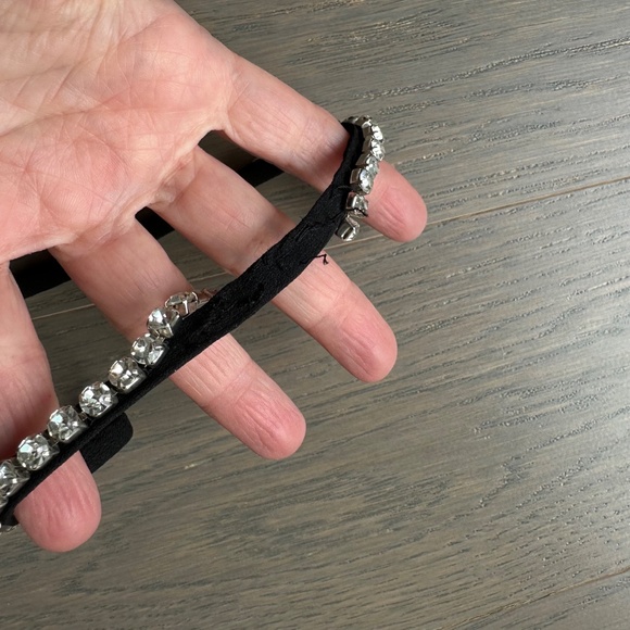 RETROFETE Juliette Embellished Crystal Fringe Black Silver Mini Dress - MEDIUM - Picture 6 of 14